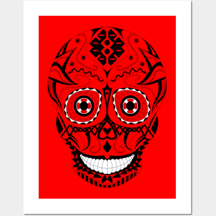 red skull Posters and Art